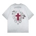 Embroidered Cross for Old Short Sleeves