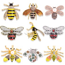 Insect pin anti slip buckle brooch