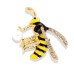 Insect pin anti slip buckle brooch
