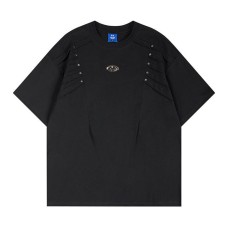 Shoulder deconstruction Liuding design short sleeved