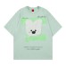 Plush teddy bear printed short sleeved shirt