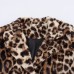 Casual versatile leopard print long jacket