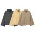 Casual high neck long sleeved jacket