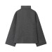 Casual high neck long sleeved jacket