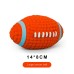 Chew Teeth Cleaning Sound Football Rugby Ball Thickened Durable Toy for Large Dogs Pet Latex Ball