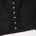 Women's embroidered cotton sheer top