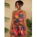 Off shoulder slim fitting jumpsuit