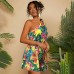 Off shoulder slim fitting jumpsuit