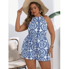 Sleeveless backless jumpsuit