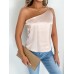 Sleeveless slim fit top