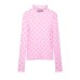 Casual heart-shaped fine needle top