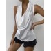 Sleeveless loose top