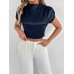 Short sleeved slim fit top