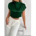 Short sleeved slim fit top