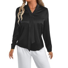 V-neck long sleeved slim fit top