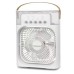 Five-Hole Mist Fan, Multi-Functional Household Office Desktop Humidifier, Cooling Fan with Light, Plug-in Humidifier