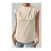 Sleeveless round neck top