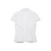 Pleated poplin top for women's clothing