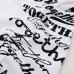Graffiti letter print loose short sleeved shirt