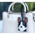 Corgi Dog Keychain Leather Bull Terrier Car Keychain Cute Corgi Leather Pendant