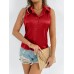 Collar sleeveless top Collar sleeveless top