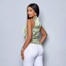 Asymmetric sleeveless top