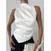 Sleeveless slim fit top
