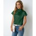 Round neck short sleeved top