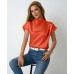 Round neck short sleeved top