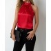 Off shoulder neck top