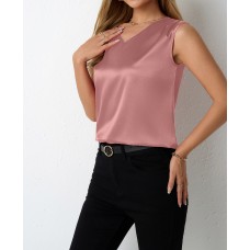 V-neck sleeveless top