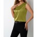 V-neck sleeveless top