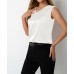 V-neck sleeveless top