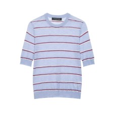 Wool striped ultra-fine top