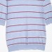 Wool striped ultra-fine top
