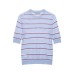Wool striped ultra-fine top