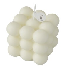 Geometric Soy Wax Candle White Cube Scented Candle
