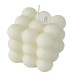 Geometric Soy Wax Candle White Cube Scented Candle