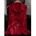 Sleeveless lapel tie top Sleeveless lapel tie top