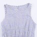 Small plaid MIDI dress