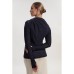 Slanted collar pleated long sleeved shirt Slanted collar pleated long sleeved shirt