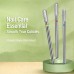 Nail Cylinder Flat Head Grinding Bit Tungsten Steel Nail Treatment and Removal