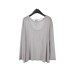 THE MIND Lazy Backless Sun Protection Cover-Up Loose Lightweight Long Sleeve T-Shirt