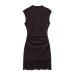 Classic elastic lace short dress