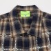 Plaid short sleeved shirt