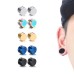 Men's Magnetic Disc Earrings, Punk Fake Ear Studs Jewelry