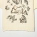 Versatile printed knitted short sleeves