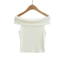 Flip up one shoulder top Flip up one shoulder top