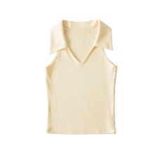 Slim fit sleeveless top