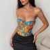 Tailored back lace up top Tailored back lace up top